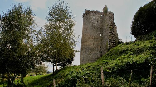 Les ruines du château de Peyroux