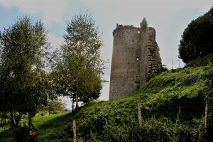 Les ruines du château de Peyroux