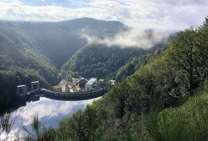 Le barrage de Marèges